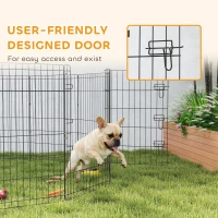 PawHut 36inch Foldable Metal Exercise Pet Playpen Yard Dog Puppy Kennel Cage 12 Panels(m-7)