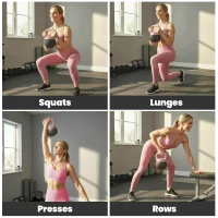 Soozier Soft Kettlebell, 11lb Kettle Bell with Anti-Slip Grip for Home Gym Weight Lifting and Strength Training(m-9)