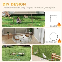 PawHut 24inch Foldable Metal Exercise Pet Playpen Yard Dog Puppy Kennel Cage 12 Panels(m-4)
