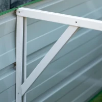 Outsunny 6' x 1.5' x 1.3' Galvanized Raised Garden Bed, Elevated Large Metal Planter Box w/ Install Gloves for Backyard, Patio to Grow Vegetables, Herbs, and Flowers, Green(m-11)