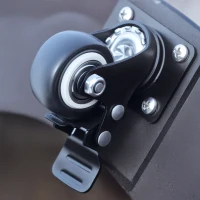 Outsunny 20.5" Heavy Duty Umbrella Stand, 50 lbs. Umbrella Base for 1.5" or 2" Umbrella Poles, Patio Market Stand for Deck, Black(m-9)