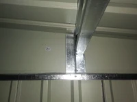 Outsunny 11' x 9' Steel Garden Storage Shed, Outdoor Metal Tool House with Double Sliding Doors & 2 Air Vents, Grey(m-11)