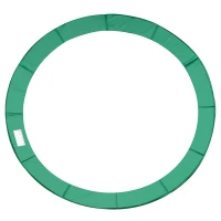 HOMCOM 12ft Trampoline Pad, Trampoline Replacement Safety Pad Mat Spring Cover, Water-Resistant, UV-Resistant, Tear-Resistant Edge Protection, No Holes for Pole, Green(m-2)