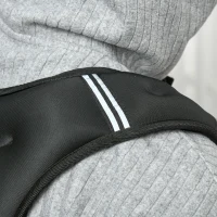 Soozier 22 lbs Weighted Vest, Weight Vest with adjustable Straps, Convenient Pocket and Reflective Strips, Fit for Men Women(m-10)