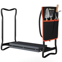 Outsunny Garden Kneeler and Seat, 330lbs Heavy Duty Gardening Stool with Thick Soft Kneeling Pad(m-2)