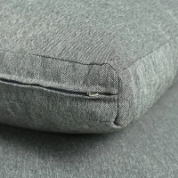 6-Piece Half Moon Sectional Sofa with 2 Coffee Table & Cushions, Modular Wicker Conversation Set for Patio, 34.5'' L x 25.5'' W x 12.5'' H, Gray(m-12)