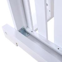 Twin Porch Swing Bed with Acacia Wood Frame & Hemp Ropes, Outdoor Hanging Daybed for Patio & Garden, 86'' L x 41.5'' W x 17.5'' H, White(m-9)