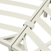 8-Piece Half Moon Patio Sectional with 2 Coffee Table & Cushion, PE Wicker Rattan Sofa Set for Poolside, 34.5'' L x 25.5'' W x 12.5'' H, Beige(m-10)