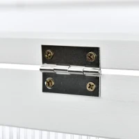 Portable Wood Greenhouse with Openable Roof & 3-Tier Shelf, Vertical Cold Frame for Indoor Outdoor Use, 31.5'' L x 22.5'' W x 62'' H, White(m-10)