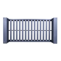 Twin Size Outdoor Porch Swing Bed with 400 LBS Capacity, Acacia Wood Swing Frame for Garden & Patio, 86'' L x 41.5'' W x 17.5'' H, Gray(m-14)