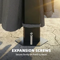 Outsunny 10 x 13 ft Louvered Pergola with Steel Roof, Curtains, Outdoor Metal Pergola Gazebo with Drainage Gutters, Grey(m-9)