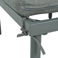 8-Piece Half Moon Sectional Sofa with 2 Coffee Table & Cushion, PE Wicker Patio Furniture for Backyard, 34.5'' L x 25.5'' W x 12.5'' H, Gray(m-10)