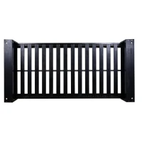 Twin Size Porch Swing Bed for Patio, Garden & Backyard, Acacia Wood Hanging Daybed with Hemp Rope, 86'' L x 41.5'' W x 17.5'' H, Black(m-13)