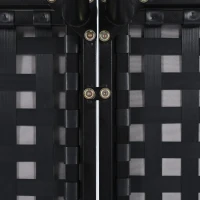 2 In 1 Outdoor Daybed with Wood Side Table for Patio, Convertible Padded Chaise Lounge with Adjustable Leg, 59" L x 55" W x 21" H, Gray(m-9)