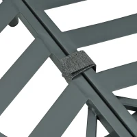 8-Piece Half Moon Sectional Sofa with 2 Coffee Table & Cushion, PE Wicker Patio Furniture for Backyard, 34.5'' L x 25.5'' W x 12.5'' H, Gray(m-11)