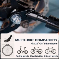 Soozier Bike Cargo Trailer, 45 Gal Bicycle Trailer Wagon Cart with Cargo Net, Quick Release 20" Wheels, Safe Reflectors(m-9)