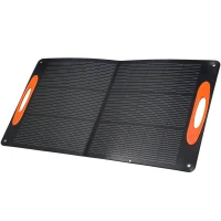 HOMCOM 100W Portable Solar Panel, Foldable Solar Charger with USB-A & USB-C Fast Charging Output, IP67 Waterproof(m-2)
