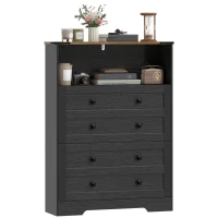 HOMCOM Shoe Cabinet with 2 Flip Drawers, Narrow Shoe Storage Cabinet, Black(m-2)