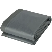 Outsunny Patio Furniture Covers Waterproof for Lounge Chair Set, 600D Heavy Duty Oxford Patio Cover, 80.7" x 75.6" x 24", Grey(m-10)