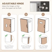 HOMCOM Freestanding Kitchen Cabinet, 71" Tall Pantry Cabinet, Modern Hutch with Wide Countertop, Adjustable Shelves, Gray(m-7)