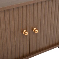 Wood Oval Coffee Table with Space-Saving Design, Stylish Center Table with Hidden Compartment, 39.5" L x 19.5" W x 15.5" H, Wood(m-6)