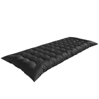 Outsunny Sleeping Mat, Camping Mat Pad with Elastic Straps, Black(m-2)