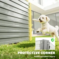 Outsunny 5' x 3' x 2' Raised Garden Bed, Galvanized Planter Box for Growing Flowers, Herbs and Vegetables, Light Grey(m-9)