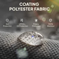 Outsunny Cordless Roller Shade, Outdoor Blinds Cordless Roll Up Shade, UV Protection Waterproof, 98" L x 63" W, Dark Grey(m-5)