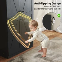 HOMCOM Wardrobe Cabinet with 2 Barn Doors and Hanging Rod, Farmhouse Armoire Wardrobe Closet for Bedroom, Black Wood Effect(m-6)