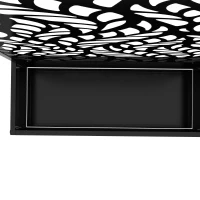 Outsunny Metal Outdoor Privacy Screen with Raised Graden Bed, Privacy Panel and Planter Box, Wall-Mounted or Freestanding(m-11)