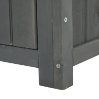 Outsunny 30" x 21" x 71" Garden Storage Shed, Sheds & Outdoor Storage Outdoor Workshop Yard Tool Utility Storage House Water-resistant All-weather Cover Spire Roof with 3 Tiers Shelves Grey(m-12)