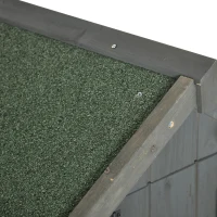 Outsunny 30" x 21" x 71" Garden Storage Shed, Sheds & Outdoor Storage Outdoor Workshop Yard Tool Utility Storage House Water-resistant All-weather Cover Spire Roof with 3 Tiers Shelves Grey(m-11)