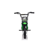 Aosom 24V 350W Electric Dirt Bike Up to 15 MPH w/ Twist Grip Throttle, Green(m-11)