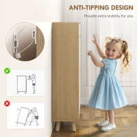 HOMCOM Narrow Shoe Cabinet for Entryway with 2 Flip Drawers, Top Drawer and Adjustable Shelves for 12 Pairs of Shoes, White(m-7)