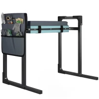 Outsunny Garden Kneeler and Seat, Heavy Duty Foldable Gardening Stool with Thicker Soft Kneeling Pad, Extendable Steel Leg(m-11)