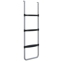 Soozier Trampoline Ladder Steel, 2/3 Steps Outdoor Trampoline Accessories, 43 Inch Length(m-11)