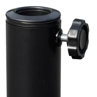 Outsunny Round Umbrella Base Φ19.1", 31.5 lbs Resin Stand with Decorative Design for Poles 1.5"/1.9", Bronze(m-7)