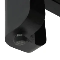 Elegant Farmhouse Console Table with Knot-Free Pine Legs, Accent Sofa Table with Solid Wood Veneer Top, 59" L x 15.5" W x 30" H, Black(m-11)