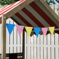 Outsunny Outdoor Wooden Sandbox with Cover for 3-7 Years Old, Backyard, Grey(m-10)