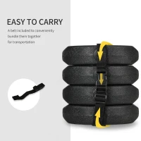 Outsunny Tent Weights Set of 4, Total 26 LBS Weights for Canopy Gazebo Legs with Reinforced Pins and Carry Belt(m-6)