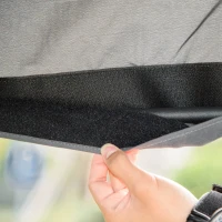 Outsunny 2-Seat Patio Swing Chair, Outdoor Porch Swing Glider w/ Tilting Canopy and Weather Resistant Steel Frame, Dark Grey(m-7)