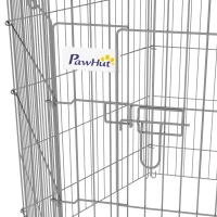 PawHut 36inch 8-Panel Dog Playpen Octagon Pet Exercise Playpen Crate Foldable Dog Cage Pen Puppy Kennel, Black(m-9)