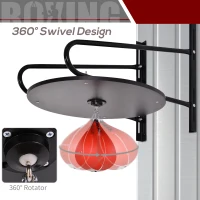 Soozier Wall-mounted Speed Bag Boxing Platform with Adjustable Height(m-7)