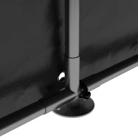 Outsunny 4 x 6ft Outdoor Storage Shed Tent, Portable Shed with Roll-up Door for Motorcycle, Bike, Garden Tools(m-10)