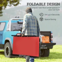 Outsunny 2 PCs Folding Lounge Chairs, Adjustable Chaise Lounge with Headrest, Reclining Lounger Cot for Camping, Hiking, Wine Red(m-6)