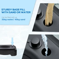 Soozier Portable Basketball Hoop System Stand Goal Pool Side with Height Adjustable 3FT-4FT, 32'' Backboard(m-5)