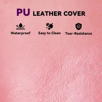 Soozier 4'x6'x2'' Folding Gymnastics Tumbling Mat, Exercise Mat  with Carrying Handles for Yoga, MMA, Martial Arts, Stretching, Core Workouts, Pink and Purple(m-7)