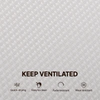 Outsunny Gliding Lounger Chair Set of 2, Single Rockers with Lightweight Metal & Mesh Construction, Beige(m-6)