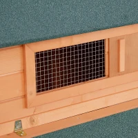 PawHut 137" Chicken Coop for 8-10 Chickens, Large Chicken House, Wooden Poultry Hen Cage with Nesting Box and Run for Backyard, Orange(m-14)