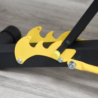 Soozier Adjustable Weight Bench Roman Chair Exercise Training Multi-Functional Hyper Extension Bench Dumbbell Bench Ab Sit up Decline Flat Black and Yellow(m-9)